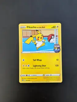 Pikachu On the Ball UK Exclusive Card 001/005 Pokemon NM - Image 1