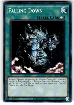 Yugioh! Falling Down - DCR-EN088 - Common - Unlimited 25th Anniversary Edition N - Image 1
