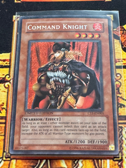 Secret Rare Command Knight CT1-EN003 2004 Collectors Tin Limited Edition - Image 1