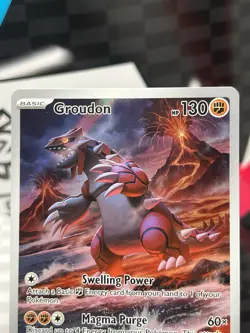 Groudon 199/182 Illustration Rare – Paradox Rift Pokemon TCG - Image 2