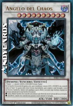 ANGELO DEL CHAOS • (Chaos Angel) • Ultra R • RA05 IT043 • 1Ed • Yugioh ANDYCARDS - Image 1