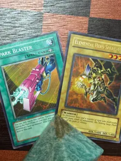 Yu-Gi-Oh Elemental HERO Sparkman + Spark Blaster Bundle - Image 1