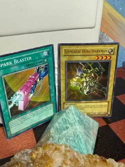 Yu-Gi-Oh Elemental HERO Sparkman + Spark Blaster Bundle - Image 2