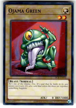 Yugioh! Ojama Green - DCR-EN056 - Common - Unlimited 25th Anniversary Edition Ne - Image 1