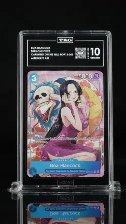 Boa Hancock Alternate Art Carrying on His Will OP13-051 TAG 10 - Image 1