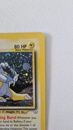 Pokemon TCG: Raikou 13/64 - Neo Revelation (Holo Rare, Unlimited) - Excellent/NM - Image 2