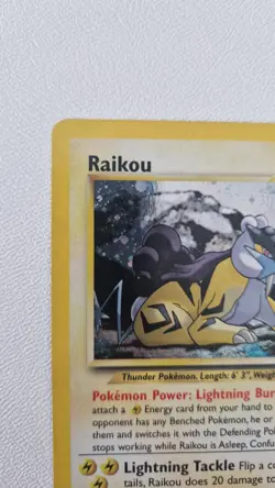 Pokemon TCG: Raikou 13/64 - Neo Revelation (Holo Rare, Unlimited) - Excellent/NM - Image 5