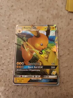 20/68 Raichu GX (Pikachu Symbol 60) Pokemon TCG Battle Academy Pikachu Deck - Image 1