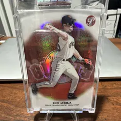 2002 Topps Pristine Rich Aurilia Refractor #61 /149 San Francisco Giants - Image 1