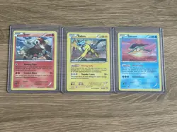 Pokemon TCG Raikou 55/162 Entei 14/98 & Suicune 30/122 Holo Rare Excellent Cond - Image 1
