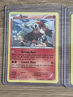 Pokemon TCG Raikou 55/162 Entei 14/98 & Suicune 30/122 Holo Rare Excellent Cond - Image 4