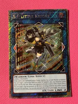 Yugioh | S:P Little Knight | RA03 | Platinum Secret Rare | 1st Edition LP - Image 1