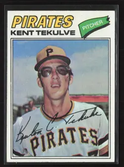 1977 Topps #374 Kent Tekulve - EX/NM Set Break! - Image 1