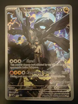 N’s Zekrom Pokemon ascended heroes ETB Pokemon Centre Stamped Exclusive - Image 1