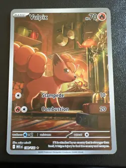 VULPIX 138/132 ILLUSTRATION RARE MEGA EVOLUTION POKEMON NM - Image 1