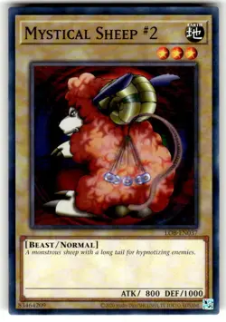 Yugioh! Mystical Sheep #2 - LOB-EN037 - Common - Unlimited 25th Anniversary Edit - Image 1