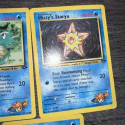 Mistys Lot Gym Heroes - Pokemon TCG - 2000 5 card lot - Image 4