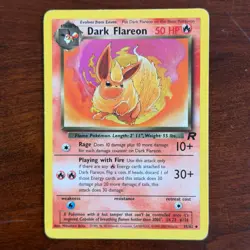 Dark Flareon 35/82 Uncommon Team Rocket Pokemon Card - Image 1
