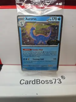 Aurorus (Perfect Order Stamped) 024/088 SEALED Cosmos Holo PROMO CARD - Image 2