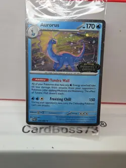 Aurorus (Perfect Order Stamped) 024/088 SEALED Cosmos Holo PROMO CARD - Image 5