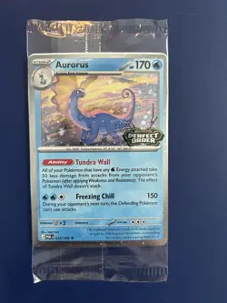 Pokemon Aurorus Perfect Order Promo Stamped Card 024/088 TCG SEALED - Image 1