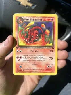 1st Edition Dark Charmeleon Uncommon Team Rocket 32/82 2000 Pokemon TCG Card - Image 1