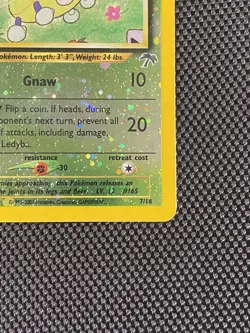Ledyba 7/18 Reverse Holo Southern Islands 2001 Pokemon Card 🌈 WotC Vintage - Image 4