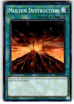 YuGiOh! - Molten Destruction SRL-EN098 Common 25th Anniversary Edition Near Mint - Image 1