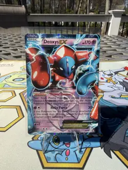 Pokemon Deoxys EX TCG Team Plasma BW82 Black & White Promo Holo Card - Image 1
