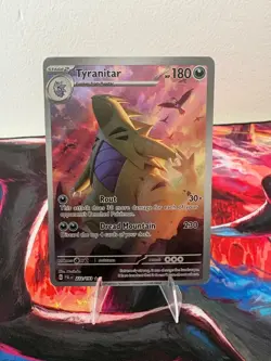 Tyranitar - 222/193 - Pokemon Paldea Evolved Illustration Rare Card NM - Image 1