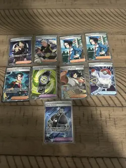 Pokemon TCG- 9 Card Full Art Trainer lot - Image 1
