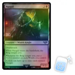 FOIL NAZGUL (333) The Lord Of The Rings Magic MTG MINT CARD - Image 1