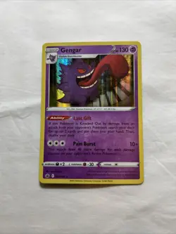 Pokemon TCG Gengar 057/198 Holo 130 HP Pain Burst 2021 Nintendo Card English LP - Image 1