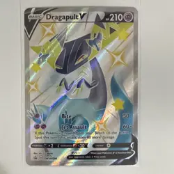 Dragapult V SHINY SWSH096 NM Full Art Promo Rare Pokemon Card - Image 2