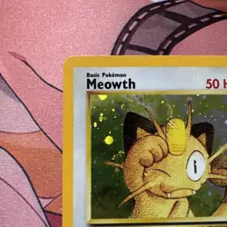 Pokemon Meowth 10/53 Wotc Promo Holo Basic 50 MP/HP English Card - Image 3