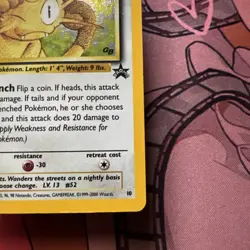 Pokemon Meowth 10/53 Wotc Promo Holo Basic 50 MP/HP English Card - Image 5