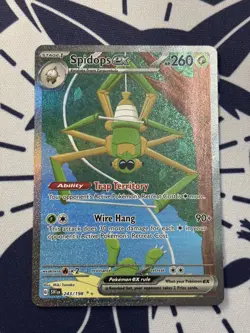 Spidops ex 243/198 Ultra Rare Scarlet & Violet Pokemon Card - Image 1