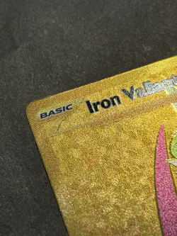 Iron Valiant ex 261/182 Paradox Rift Full Art Gold Secret Rare Pokemon Card New - Image 3