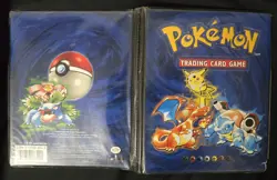 Pokemon TCG WOTC 1999 Base Set Trading Card Folder Binder 4 Pocket **DAMAGED** 742818083201 - Image 4