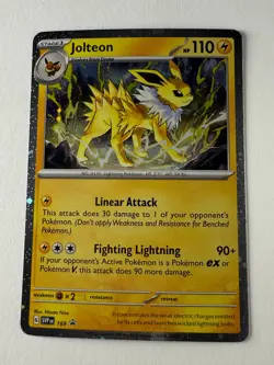 Jolteon SWIRL - 169 (Cosmos Holo) 169 Sv: Scarlet & Violet Promo Cards Holo - Image 3