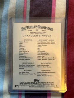 Chandler Simpson – Black Foil /10 – 2025 Topps Allen & Ginter – Ultra Rare Par - Image 2
