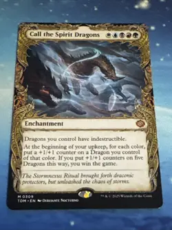 Call the Spirit Dragons (Showcase) Tarkir: Dragonstorm FOIL - Image 1