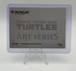 Gold Stamped Shredder’s Technique - MTG Art Series: TMNT 7/54 - Image 3