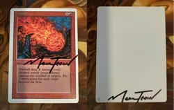 MTG Artist Proof - Revised Fireball - Signed Mark Tedin 1994 18/50 - Image 1