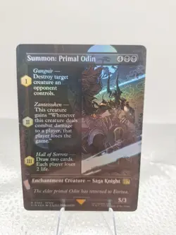 Summon: Primal Odin (Borderless) Final Fantasy Foil - Image 1