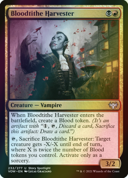 MTG Bloodtithe Harvester Foil ** Innistrad: Crimson Vow ** English (NM) - Image 1