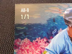 Andrew Salas 2025 Leaf Optichrome Aquatic Shimmer 1/1 Miami Marlins Top Prospect - Image 3