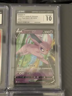 Pokemon EEVEELUTION CGC Graded lot Of 6 - Eevee Flareon Espeon Umbreon Glaceon - Image 4