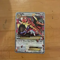 Pokemon Mega Kangaskhan EX Full Art Ultra Rare Holo XY 79/106 English - Image 1