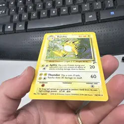 Pokemon TCG Raichu Base Set 2 16/130 Holo Rare - Image 4